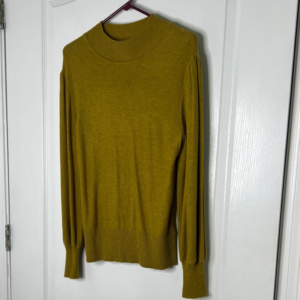 Rachel Zoe Gold high crewneck Sweater